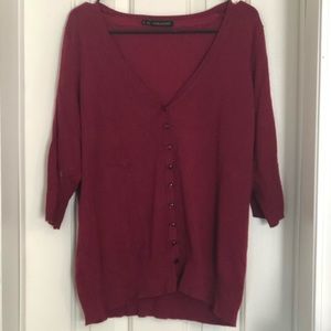 Ladies Vneck Cardigan Size 1